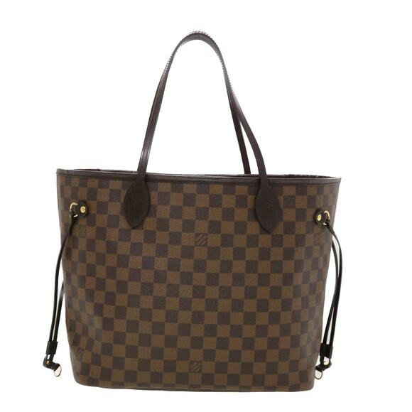 LOUIS VUITTON Damier Ebene Rose Valerine Neverfull MM Totebag N41603 - Picture 13 of 16